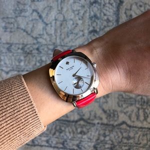 Kate Spade Red Patent Leather Watch
